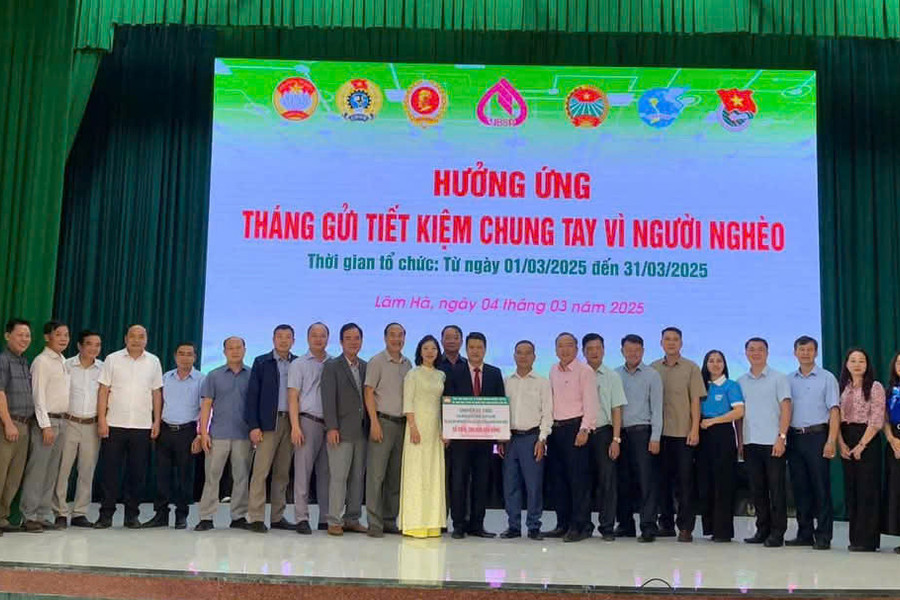 Lâm Hà: Nhiều cá nhân, tổ chức hưởng ứng Tháng gửi tiết kiệm chung tay vì người nghèo