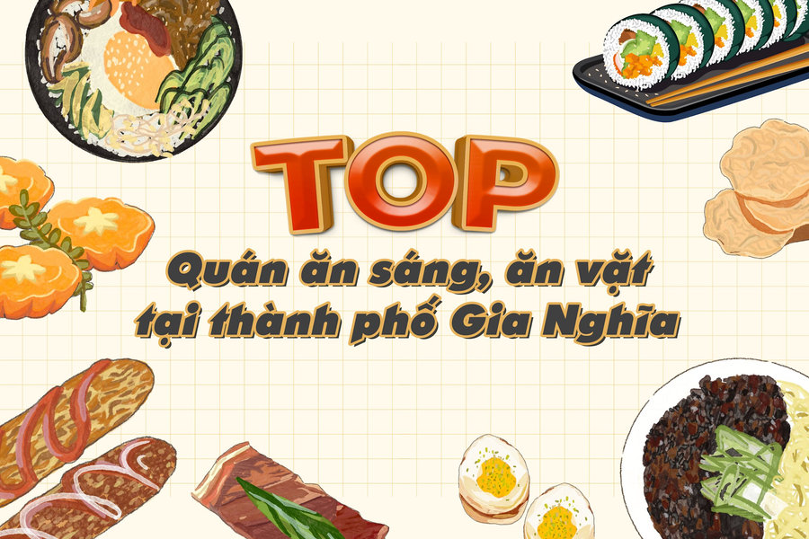 Top quán ăn sáng, ăn vặt tại thành phố Gia Nghĩa