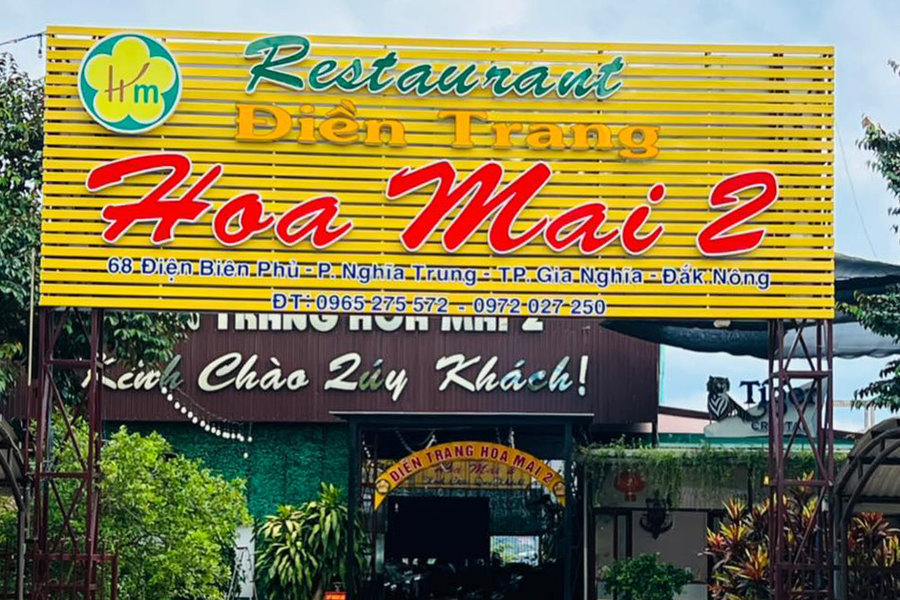 Nhà hàng Điền trang Hoa Mai cơ sở 2