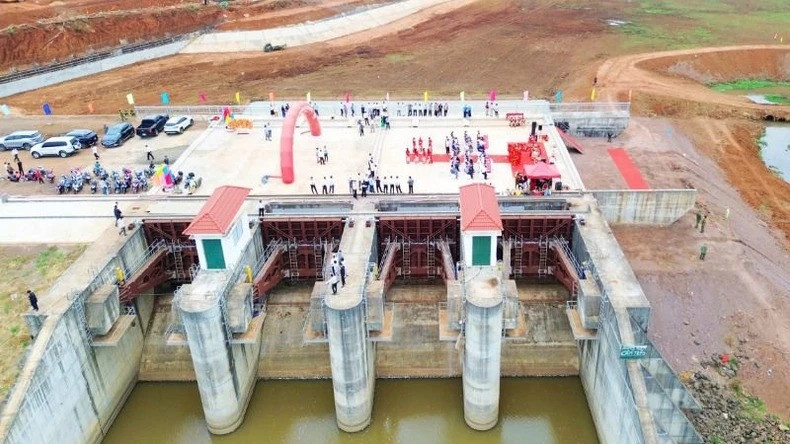 Chặn dòng thi công và tích nước công trình hồ thủy lợi Ea Tam, thành phố Buôn Ma Thuột