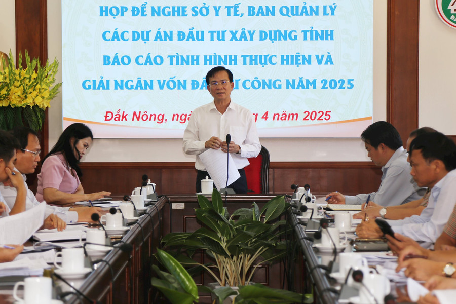 Sở Y tế Đắk Nông linh hoạt để đẩy nhanh triển khai các dự án