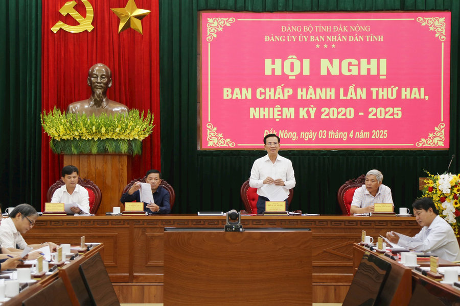 Hội nghị lần thứ II Ban Chấp hành Đảng ủy UBND tỉnh Đắk Nông