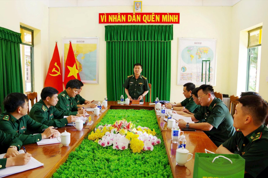 Học viện Biên phòng kiểm tra học viên thực tập tại Đắk Nông