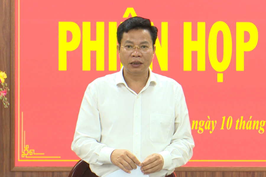 Đồng chí Lưu Văn Trung chủ trì Phiên họp 68 của Thường trực HĐND tỉnh Đắk Nông