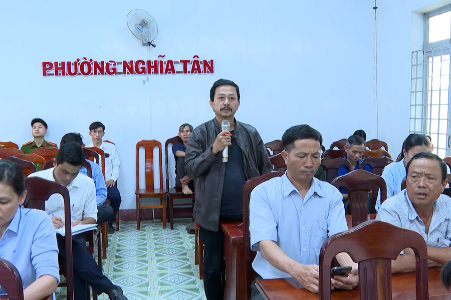 Cử tri phường Nghĩa Tân kiến nghị xử lý dứt điểm dự án treo