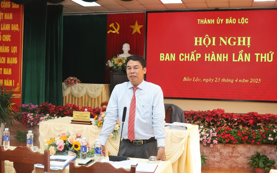 Hội nghị Ban Chấp hành Đảng bộ TP Bảo Lộc lần thứ 37