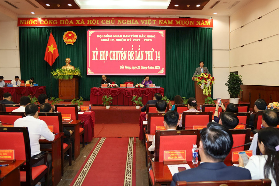 Hình ảnh Kỳ họp Chuyên đề lần thứ 14, HĐND tỉnh Đắk Nông