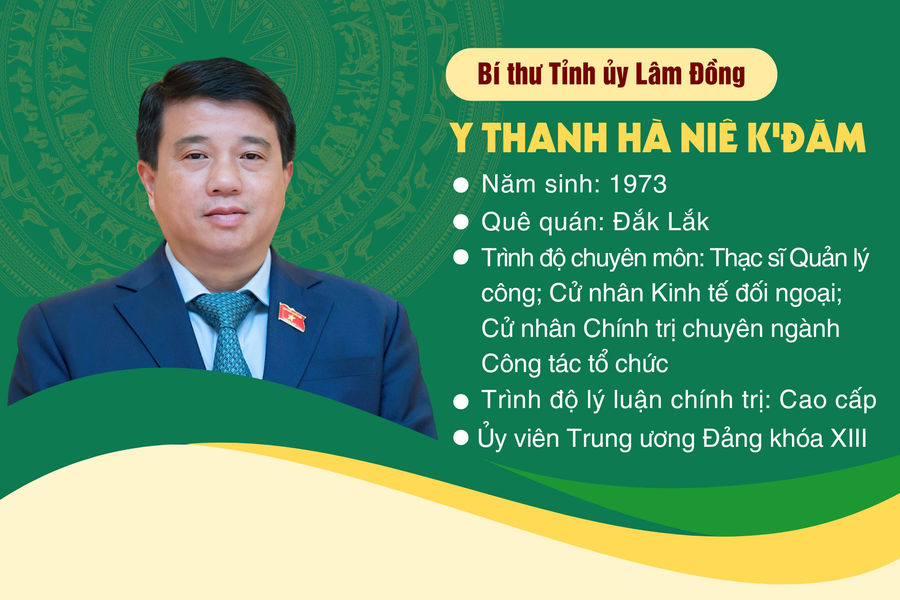 Chân dung Bí thư Tỉnh ủy Lâm Đồng Y Thanh Hà Niê K'đăm