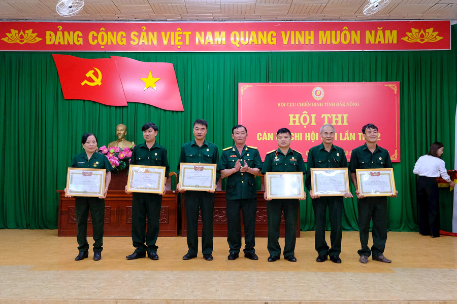 Hội thi cán bộ hội cựu chiến binh Đắk Nông giỏi