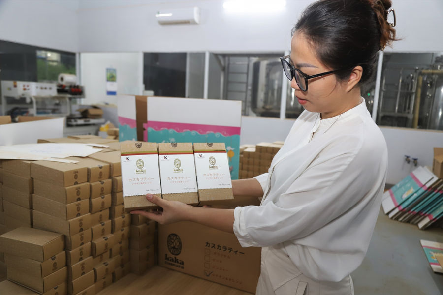 Doanh nghiệp đầu tiên của Lâm Đồng xuất khẩu trà túi lọc từ vỏ quả cà phê đi Nhật Bản