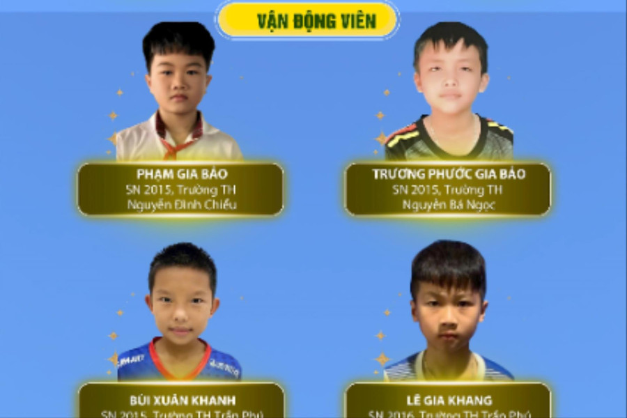 Đội bóng U11 huyện Đắk Mil có 15 cầu thủ dự giải