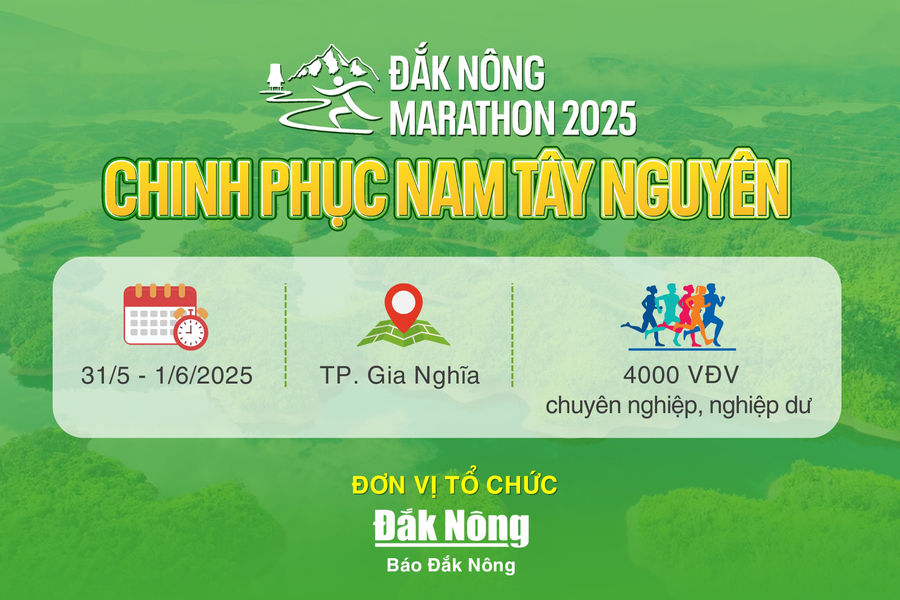 Tổng hợp thông tin Giải Đắk Nông Marathon 2025 – Chinh phục Nam Tây Nguyên