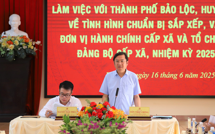 TP Bảo Lộc và huyện Bảo Lâm tập trung các điều kiện tốt nhất để bộ máy cấp xã đi vào hoạt động hiệu lực, hiệu quả