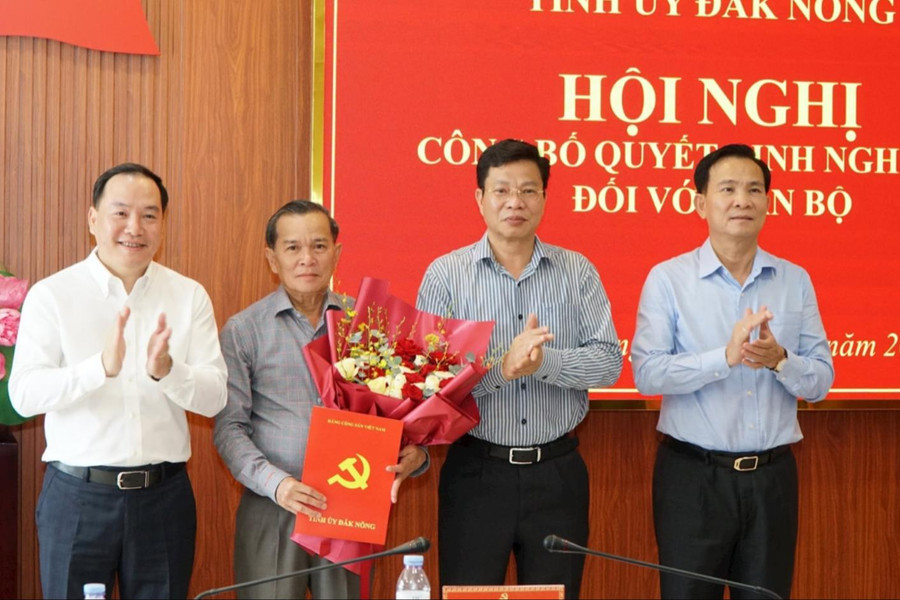Chủ nhiệm UBKT Tỉnh ủy Đắk Nông Võ Đình Tín nghỉ hưu trước tuổi