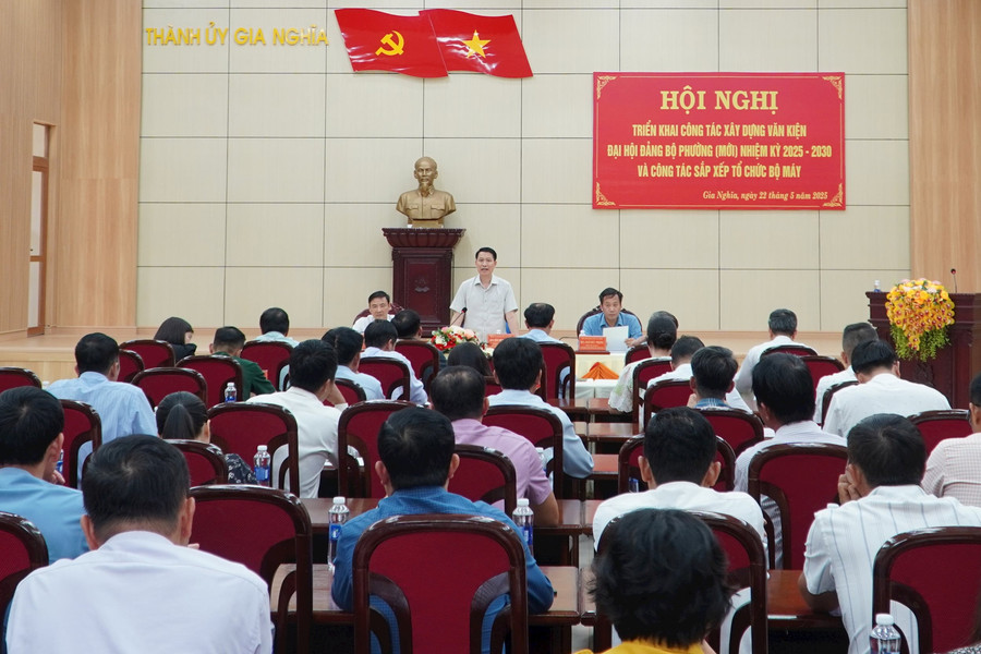 Kết thúc hoạt động của đảng bộ cấp huyện trực thuộc Tỉnh ủy Đắk Nông từ ngày 1/7/2025