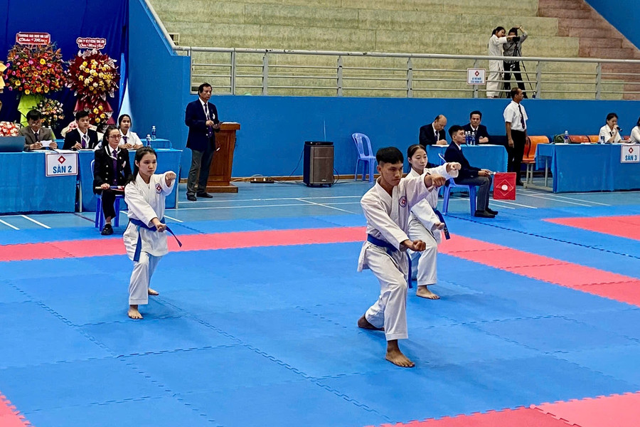 Trên 400 võ sinh tham gia giải Nghĩa Dũng Karate-Do Lâm Đồng lần IV