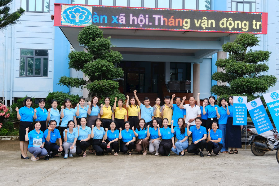 BHXH Đắk Song tuyên truyền chính sách BHXH, BHYT