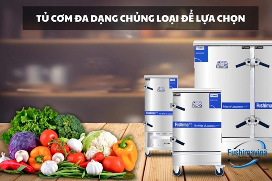 Tủ cơm công nghiệp Fushimavina - Giải pháp cơm ngon cho nhà hàng