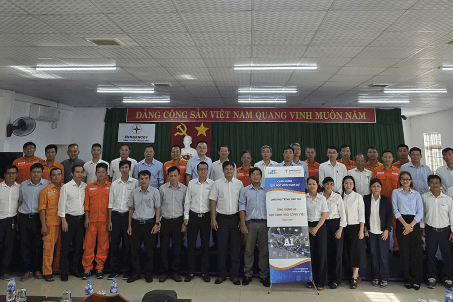 Công ty Thủy điện Đại Ninh tổ chức khóa đào tạo ứng dụng AI tạo sinh vào công việc