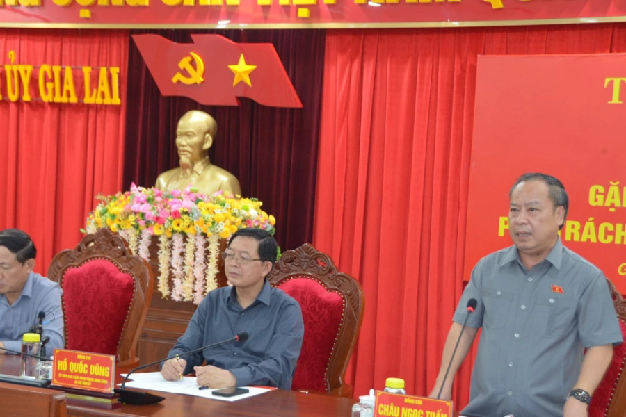 Đồng chí Châu Ngọc Tuấn được giao nhiệm vụ phụ trách tỉnh Gia Lai cơ sở 2