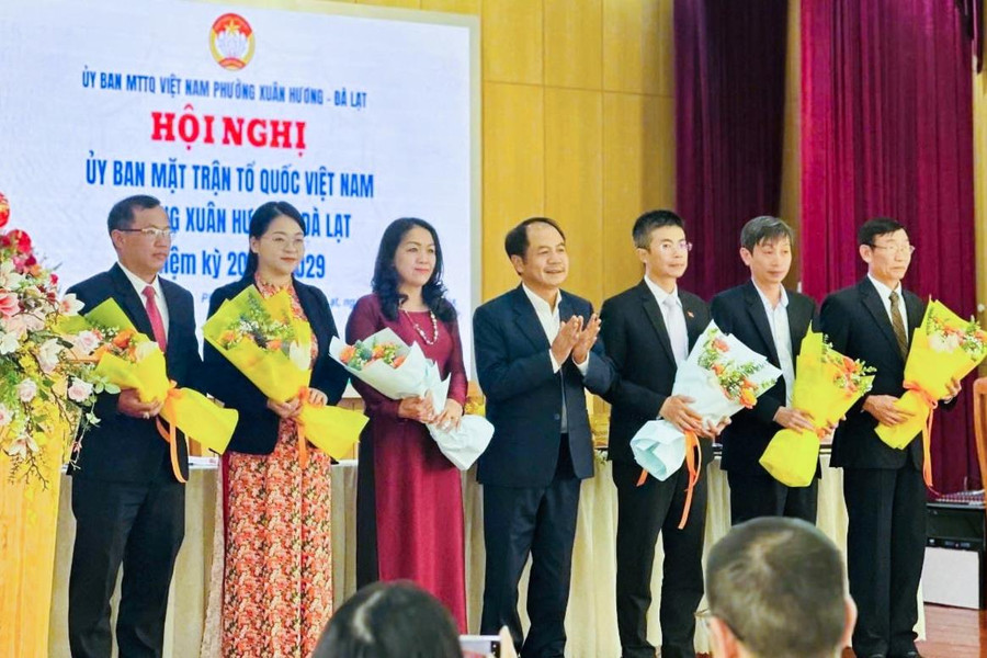 Ủy ban MTTQ phường Xuân Hương - Đà Lạt quyết tâm nâng cao hiệu quả hoạt động trong nhiệm kỳ mới