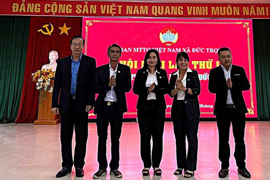 Ủy ban MTTQ Việt Nam xã Đức Trọng kiện toàn và phát huy vai trò nòng cốt