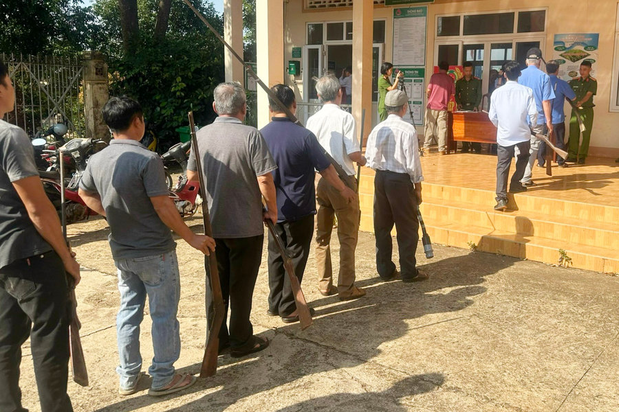 Lâm Đồng nỗ lực thu hồi vũ khí thô sơ