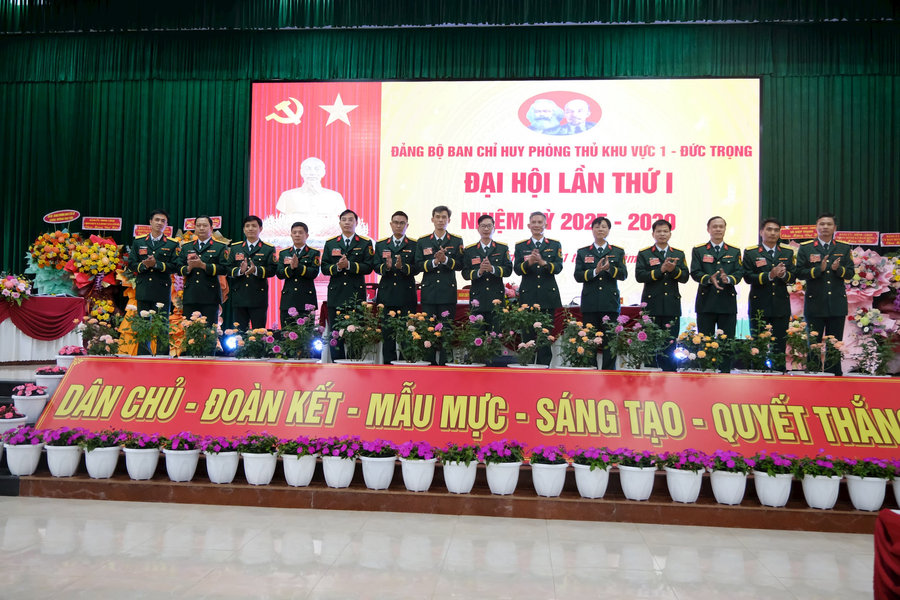 Đảng bộ Ban Chỉ huy Phòng thủ khu vực 1 – Đức Trọng Đại hội lần thứ I