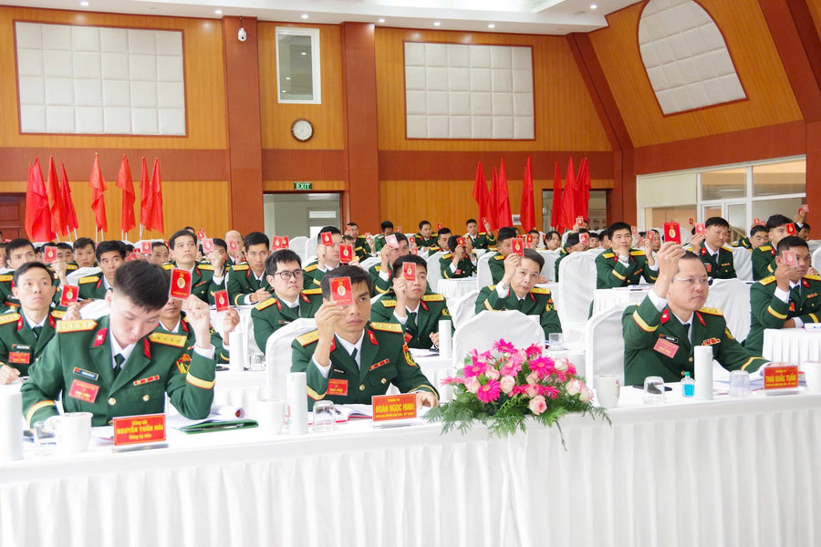 Đại hội Đảng bộ Phòng Hậu cần - Kỹ thuật