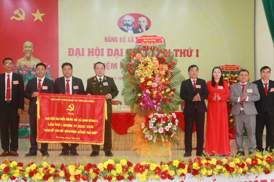 Đại hội Đại biểu Đảng bộ xã Đam Rông 4 lần thứ I, nhiệm kỳ 2025 - 2030