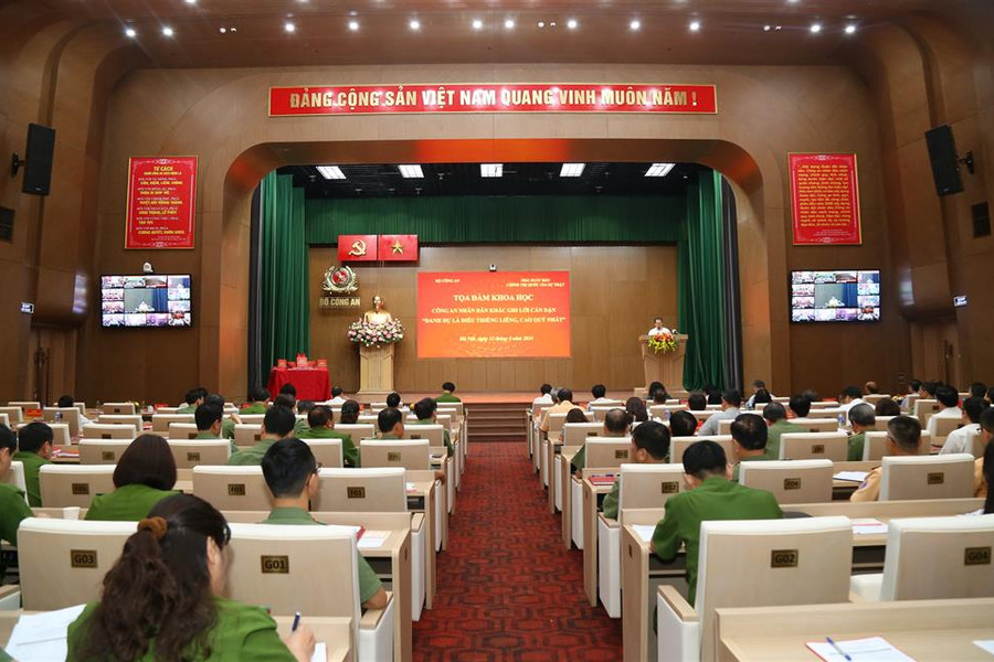 Đề xuất quy định về quản lý hội thảo, tọa đàm khoa học trong Công an nhân dân