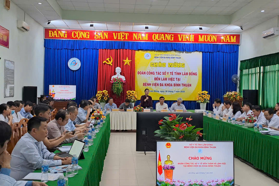 Sở Y tế Lâm Đồng khảo sát thực tế tại các cơ sở y tế ven biển