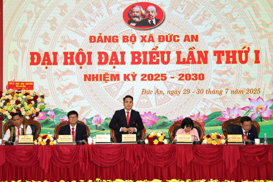 Đảng bộ xã Đức An: Đoàn kết, đổi mới và tận tâm phục vụ