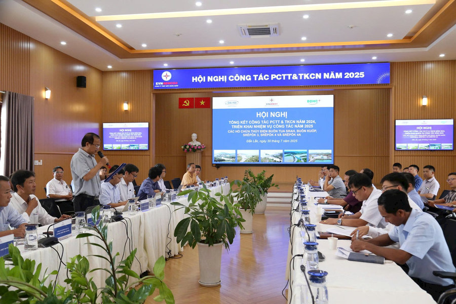 Thực hiện tốt quy trình vận hành liên hồ chứa, giảm lũ vùng hạ du lưu vực sông Srêpốk