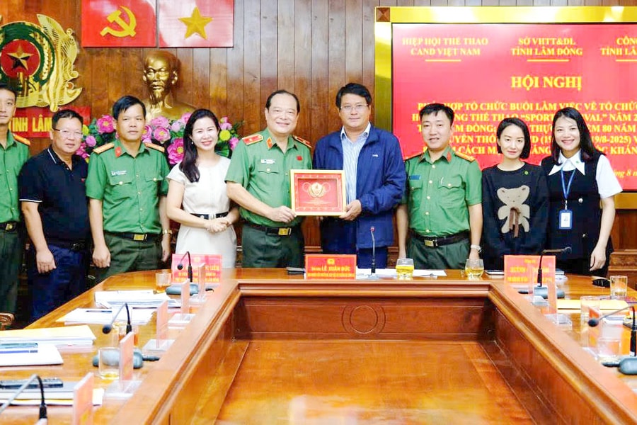 Lâm Đồng: Triển khai các phương án bảo đảm ANTT sự kiện Sport Festival 2025