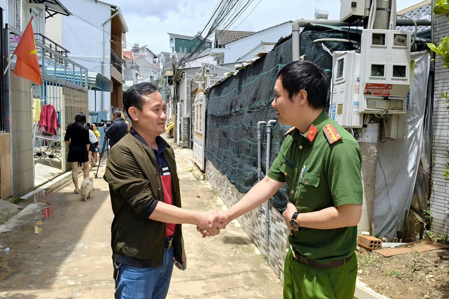 Sát cánh cùng dân, giữ vững bình yên phố núi