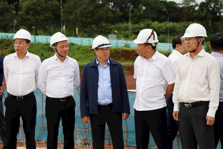 Lãnh đạo tỉnh kiểm tra một số công trình trọng điểm phía Tây Lâm Đồng