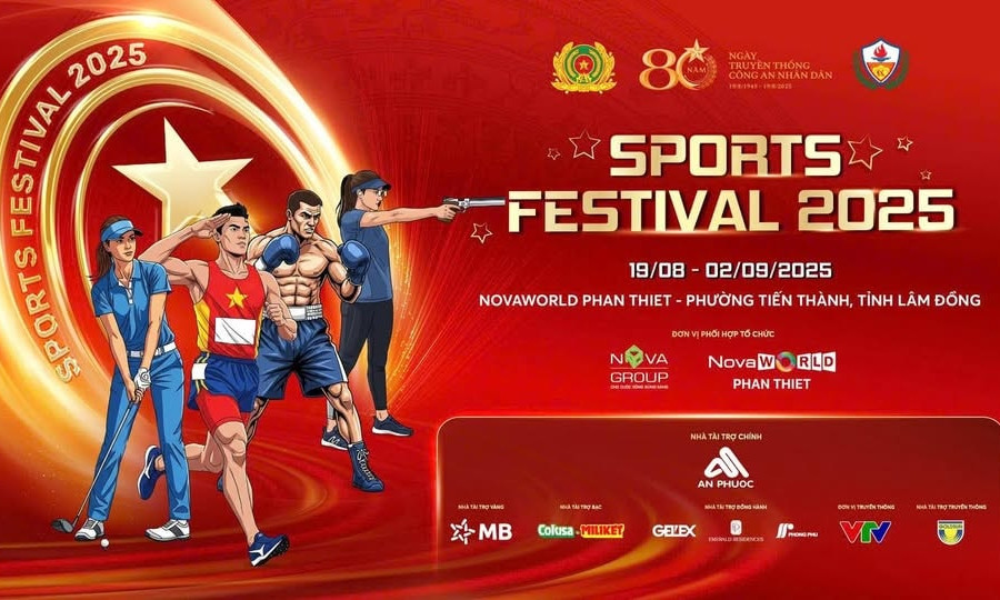 Sports Festival 2025: Lan tỏa tinh thần khỏe để phụng sự của người chiến sĩ công an
