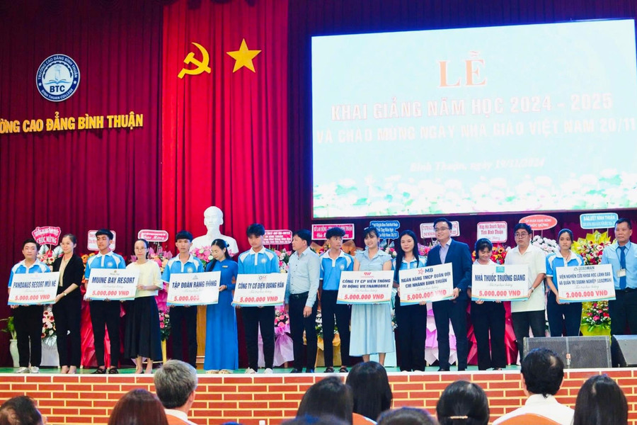 Trường Cao đẳng Bình Thuận có nhiều chính sách hỗ trợ học tập