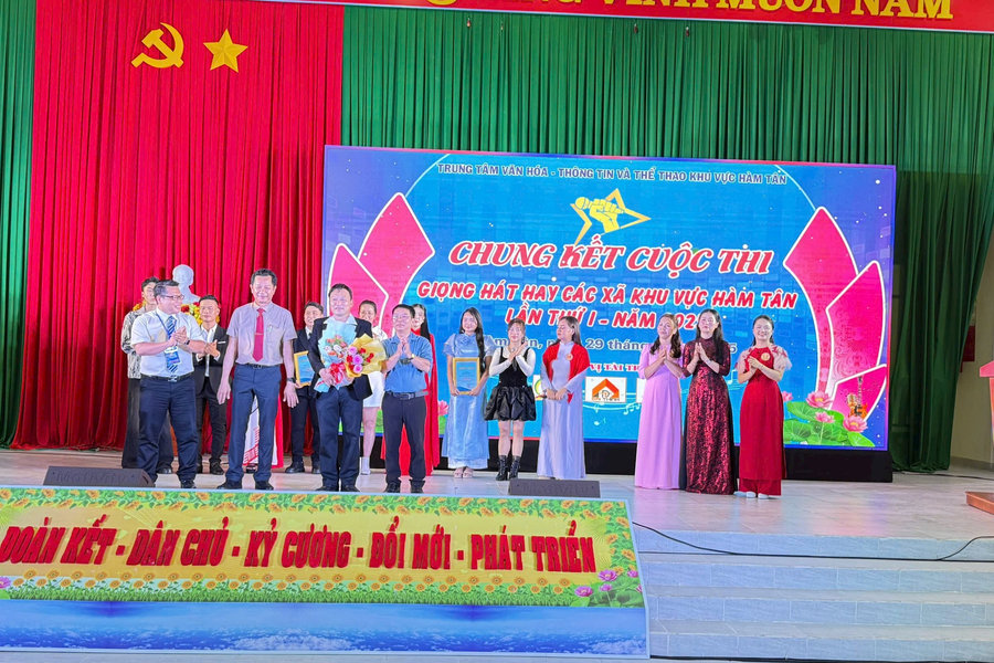 Chung kết cuộc thi Giọng hát hay các xã khu vực Hàm Tân lần thứ I - năm 2025