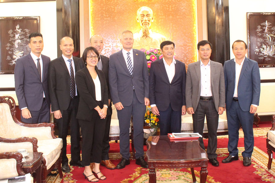 Phó Chủ tịch UBND tỉnh Lê Trọng Yên tiếp Đại sứ Đặc mệnh Toàn quyền Vương quốc Đan Mạch tại Việt Nam