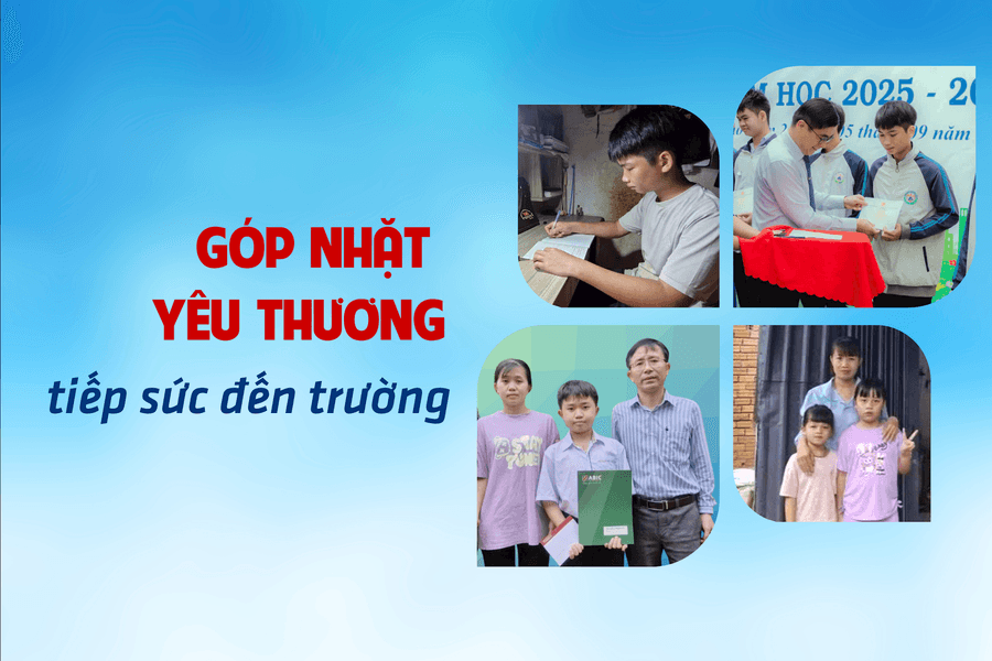 Góp nhặt yêu thương, tiếp sức đến trường