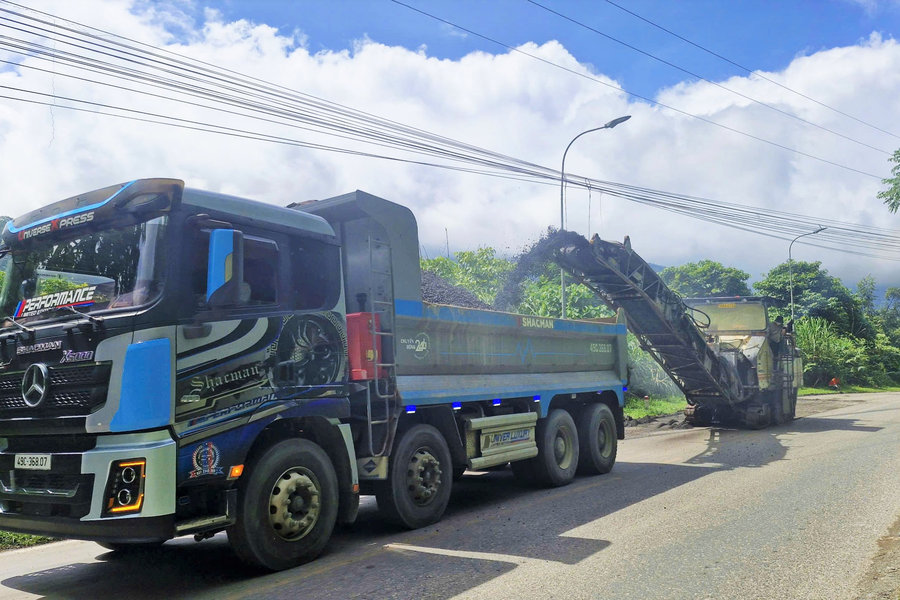 Tiếp tục sửa chữa Đèo Bảo Lộc sau thời gian tạm dừng