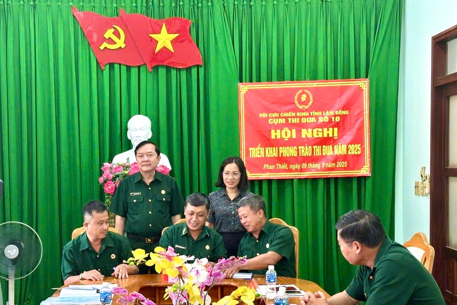Cụm thi đua số 10 Hội Cựu chiến binh tỉnh phát động phong trào thi đua