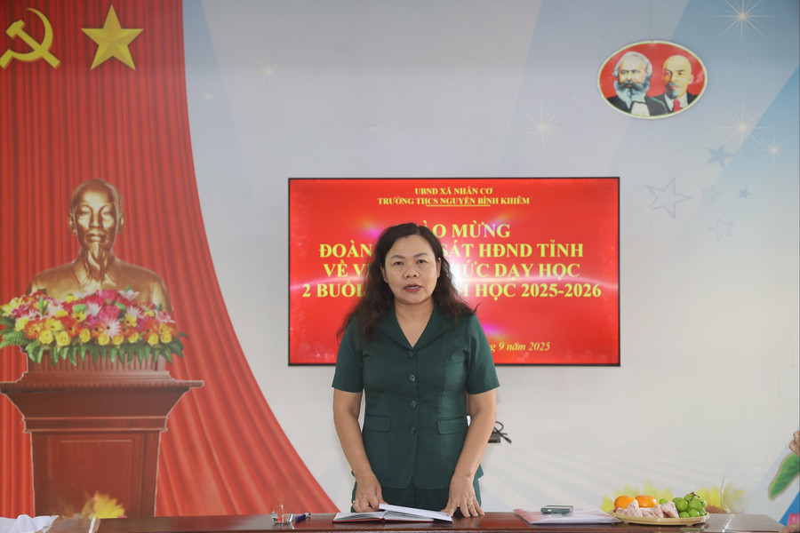 Gỡ vướng để triển khai hiệu quả mô hình dạy học 2 buổi/ngày tại THCS Nguyễn Bỉnh Khiêm