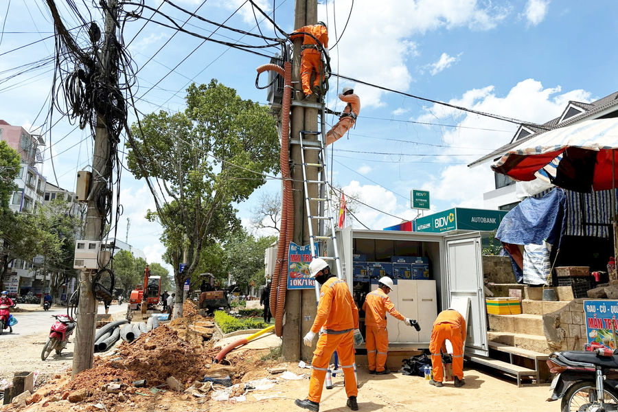 Ngầm hóa điện để bảo đảm an toàn và mỹ quan đô thị