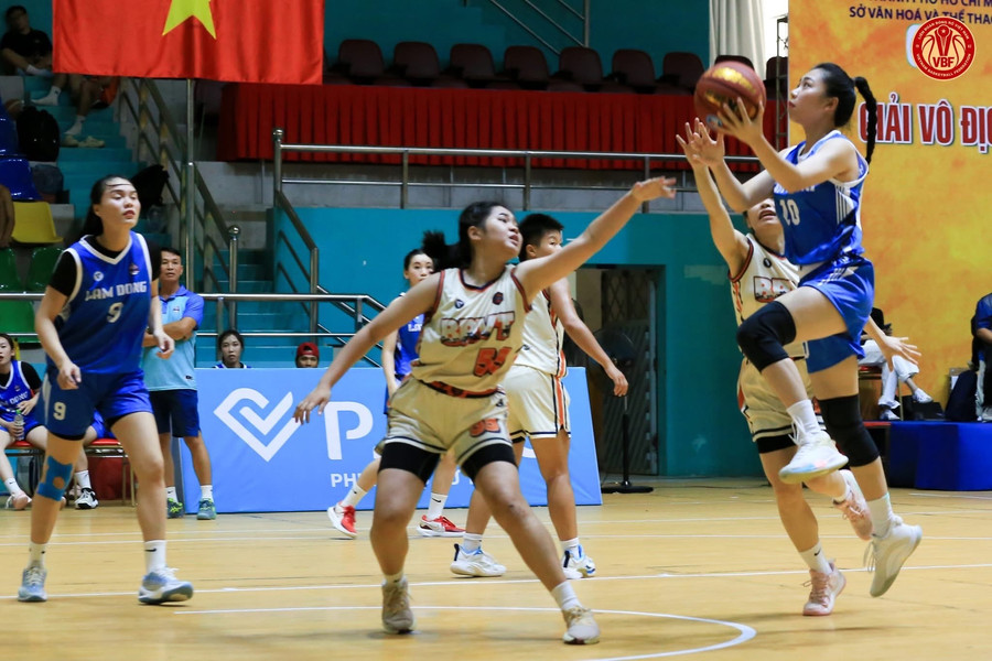 Lâm Đồng vô địch bóng rổ nữ U23 Quốc gia