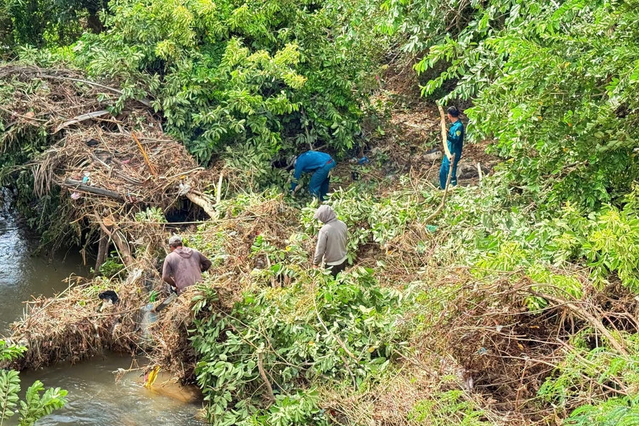 Sông Lũy ra quân khơi thông dòng chảy suối Bà Chuồn