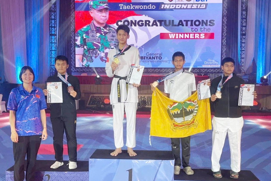Vận động viên Lâm Đồng giành huy chương vàng Taekwondo quốc tế
