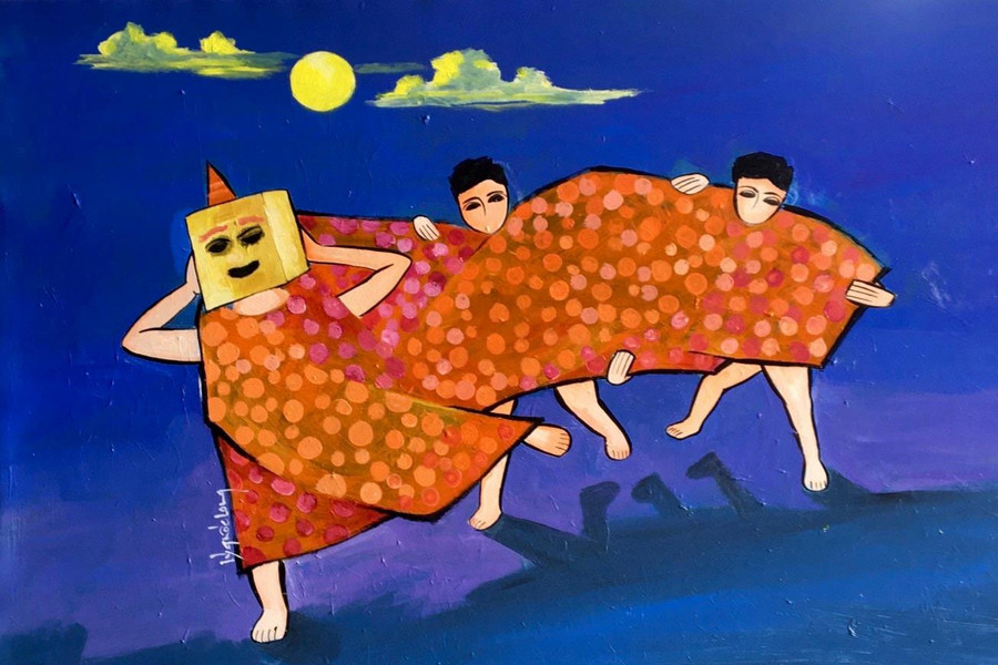 Đoàn viên dưới trăng